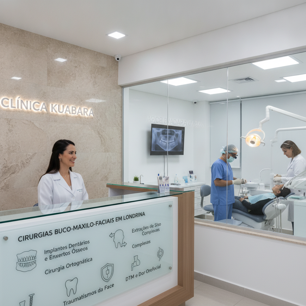 Kuabara Odontologia em Londrina: cirurgia bucomaxilofacial